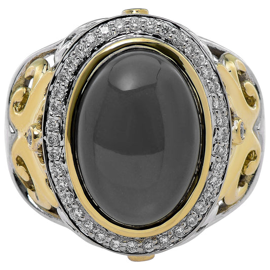 Front view of Charles Krypell Elegant Women's Ring 3-6433-SGRMD