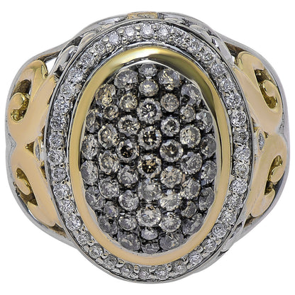 Front view of Charles Krypell Elegant Women's Ring 3-6435-SBRP