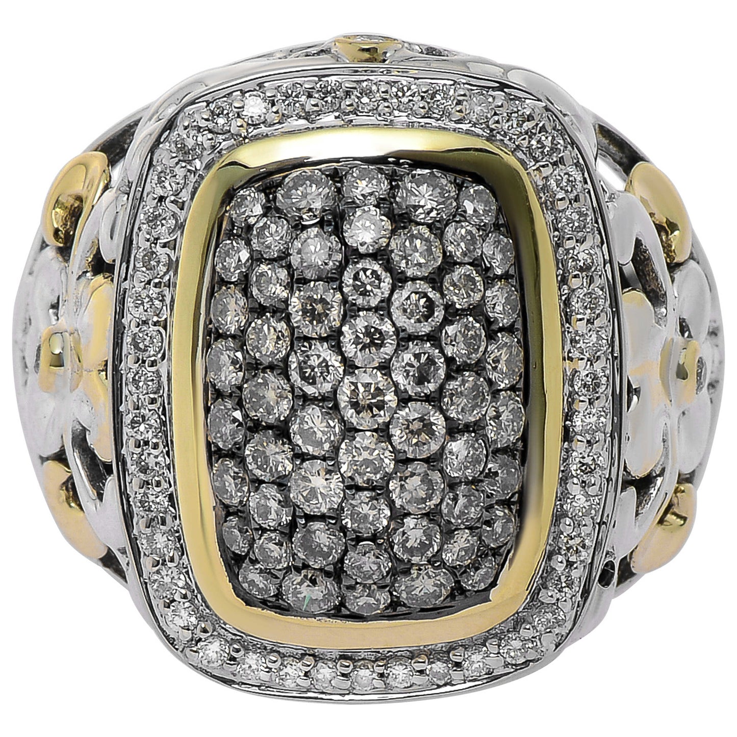 Front view of Charles Krypell Elegant Women's Ring 3-6442-SBRP
