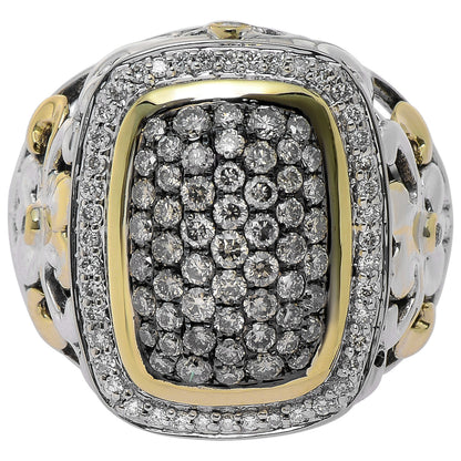 Front view of Charles Krypell Elegant Women's Ring 3-6442-SBRP