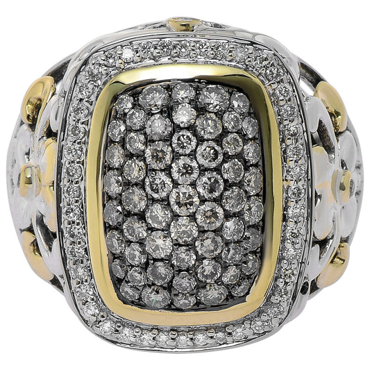 Front view of Charles Krypell Elegant Women's Ring 3-6442-SBRP
