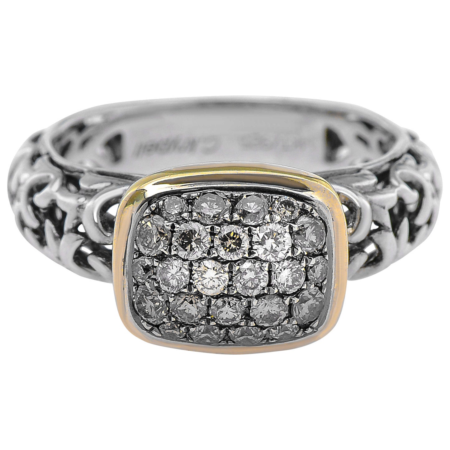 Front view of Charles Krypell Elegant Women's Ring 3-6507-SBRP