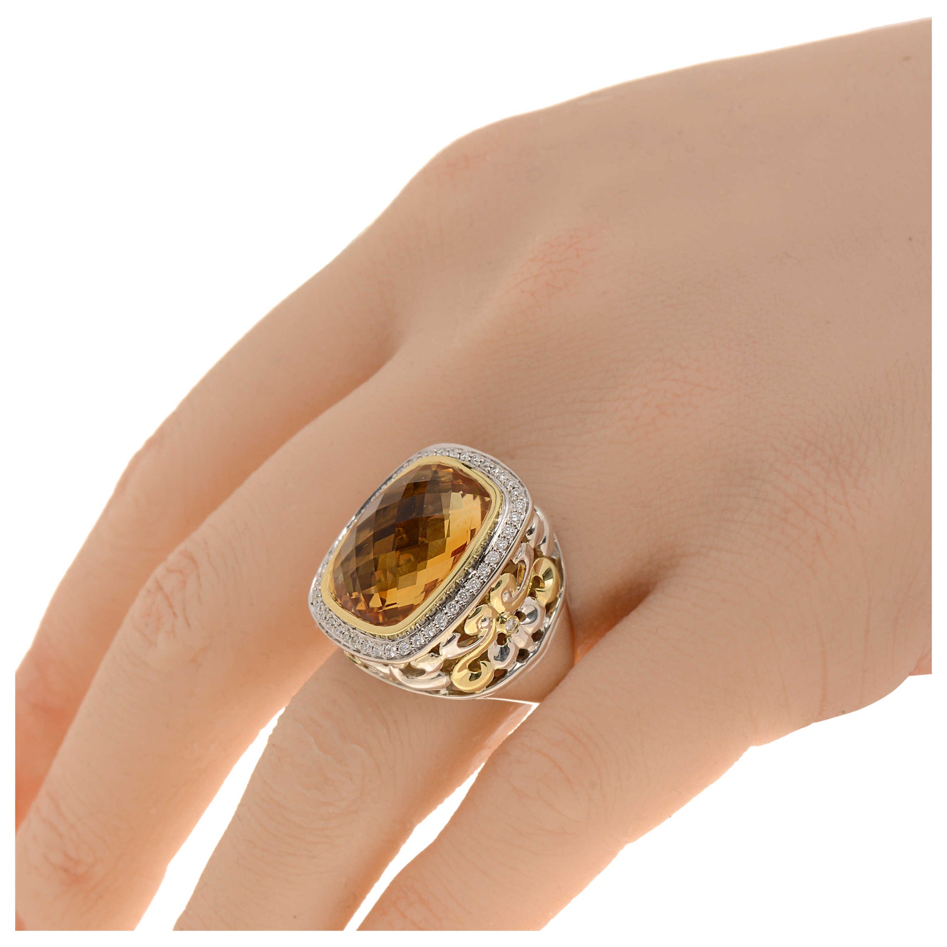 Charles Krypell Elegant Women's Ring 3-6512-SCD - Image #2