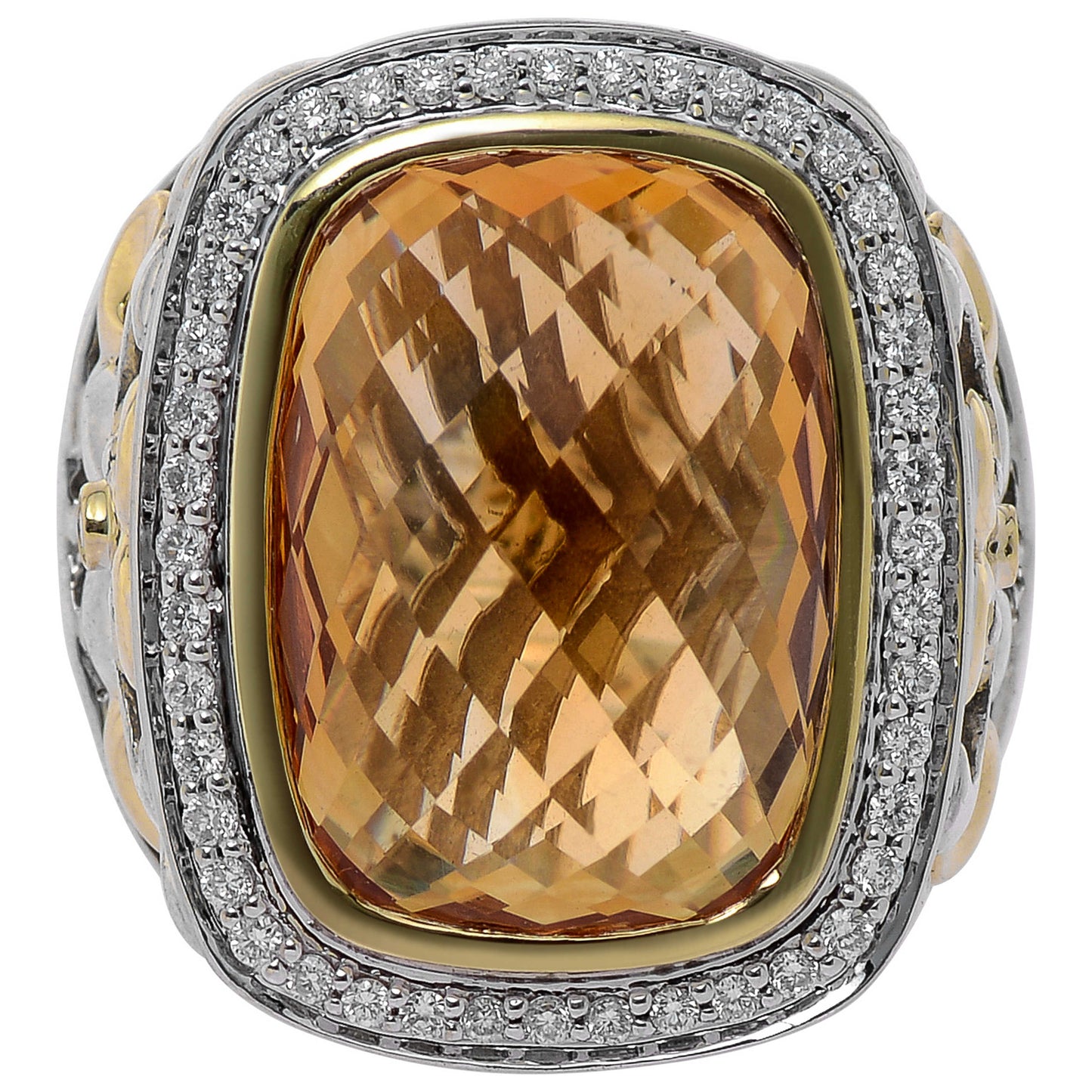 Front view of Charles Krypell Elegant Women's Ring 3-6512-SCD