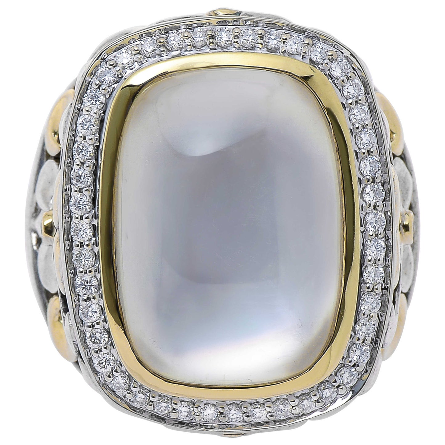 Front view of Charles Krypell Elegant Women's Ring 3-6512-SWMPD