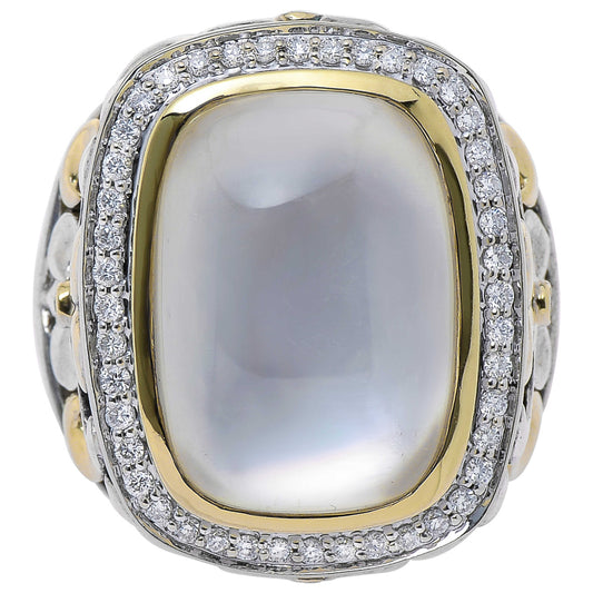 Front view of Charles Krypell Elegant Women's Ring 3-6512-SWMPD