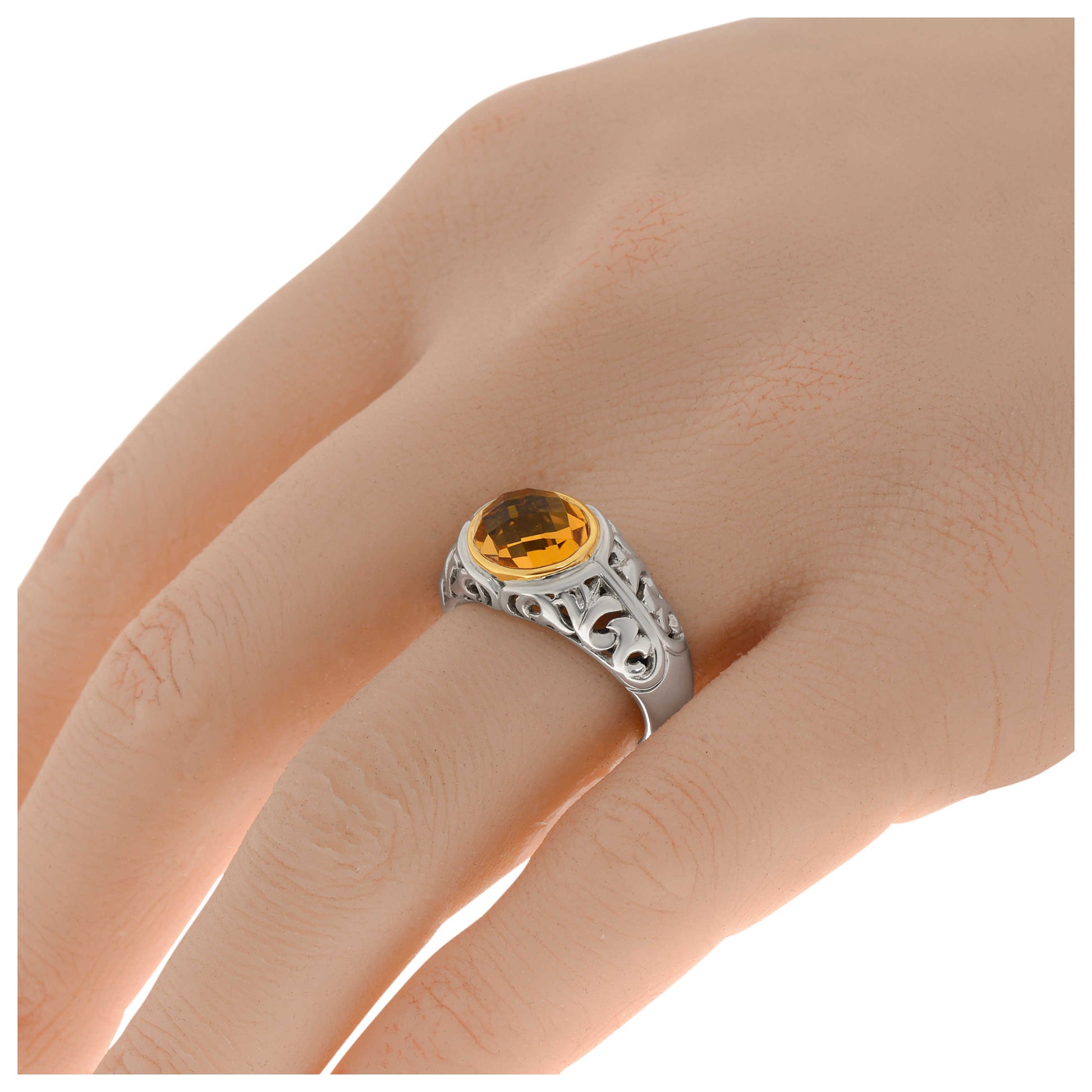 Charles Krypell Elegant Women's Ring 3-6619-SC - Image #2