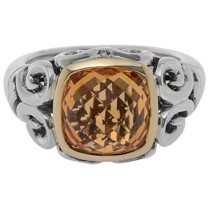 Front view of Charles Krypell Elegant Women's Ring 3-6628-SC