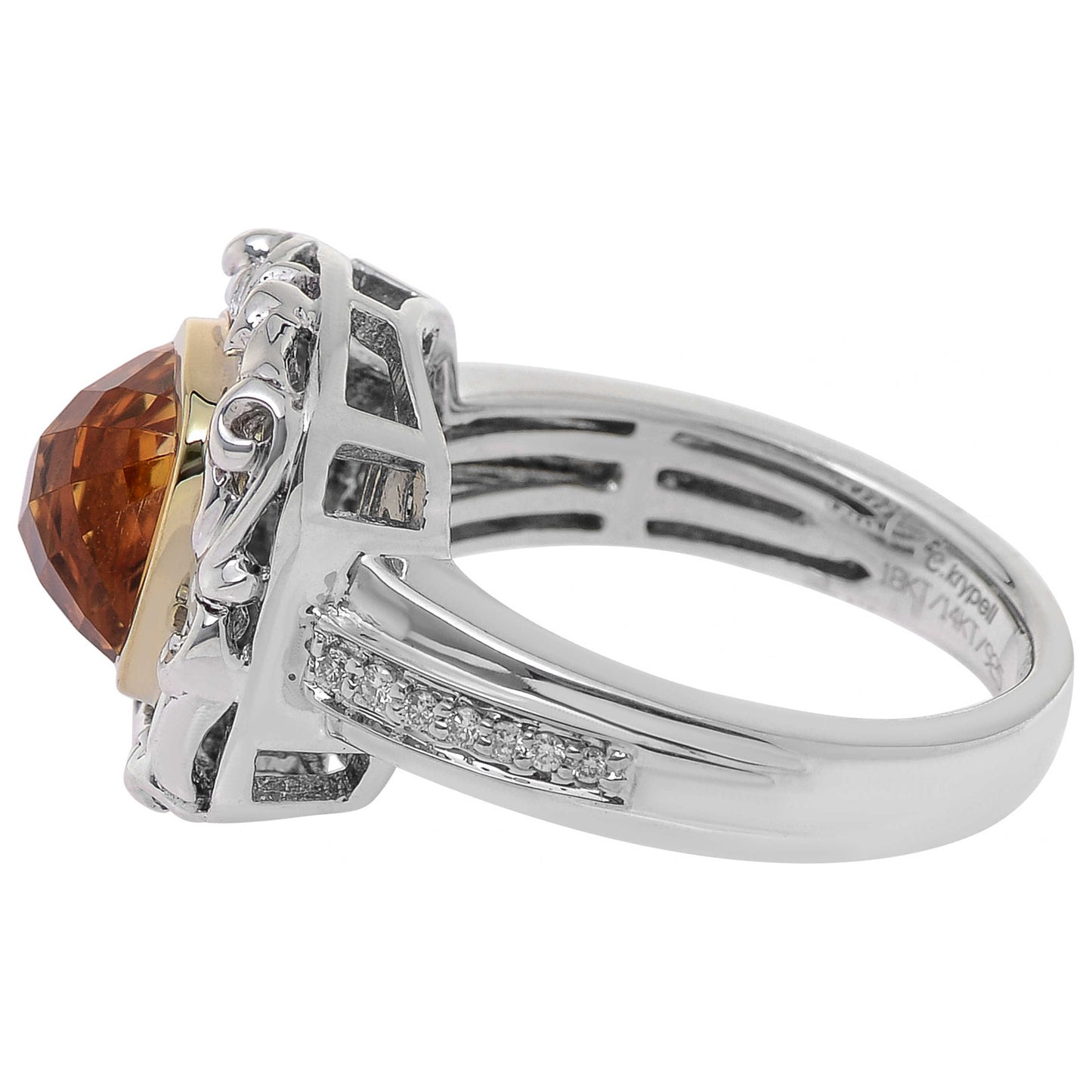 Charles Krypell Elegant Women's Ring 3-6634-SCD - Image #4