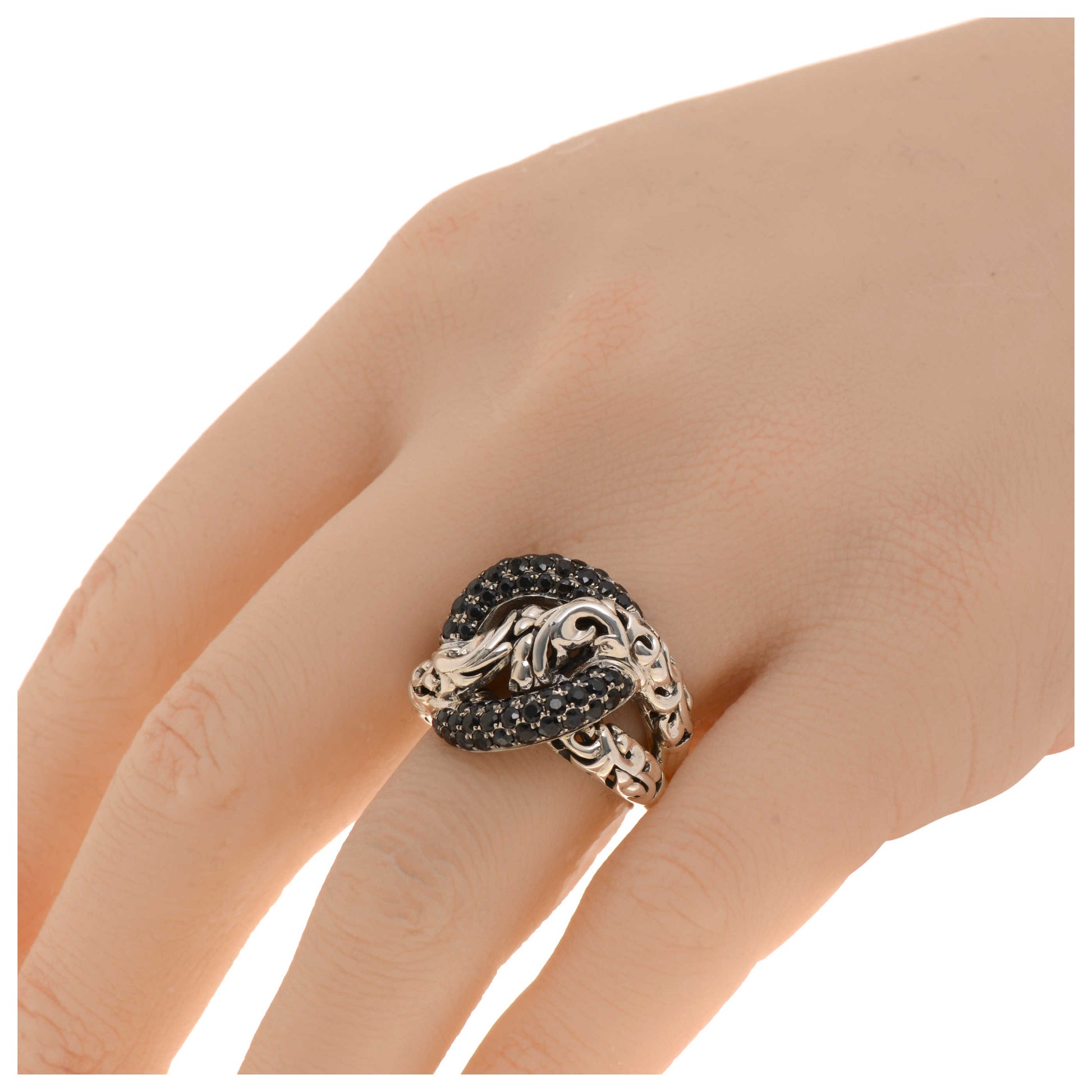 Charles Krypell Elegant Women's Ring 3-6722-SBS - Image #2
