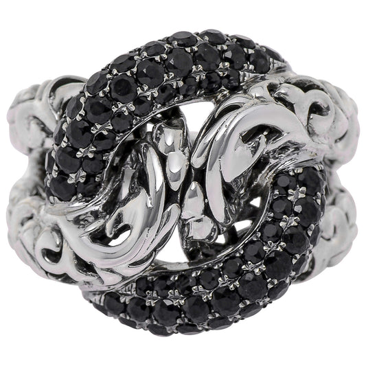 Front view of Charles Krypell Elegant Women's Ring 3-6722-SBS