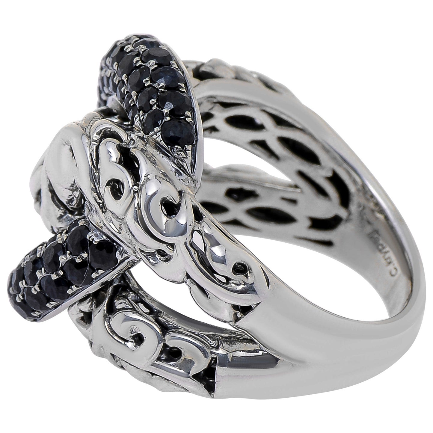 Charles Krypell Elegant Women's Ring 3-6722-SBS - Image #4