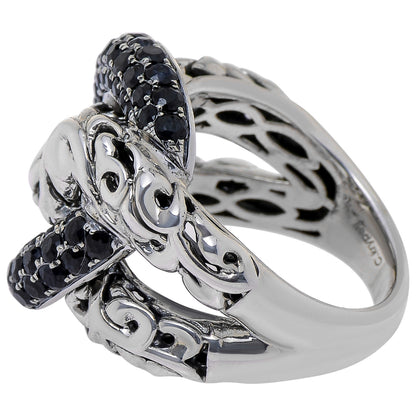 Charles Krypell Elegant Women's Ring 3-6722-SBS - Image #4