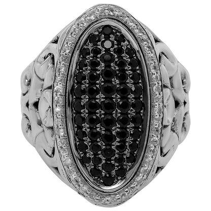 Front view of Charles Krypell Elegant Women's Ring 3-6809-SBSWS