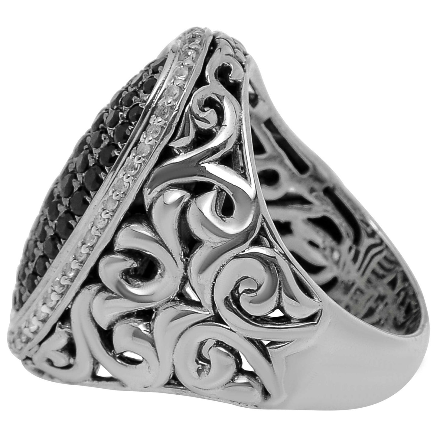 Charles Krypell Elegant Women's Ring 3-6809-SBSWS - Image #4