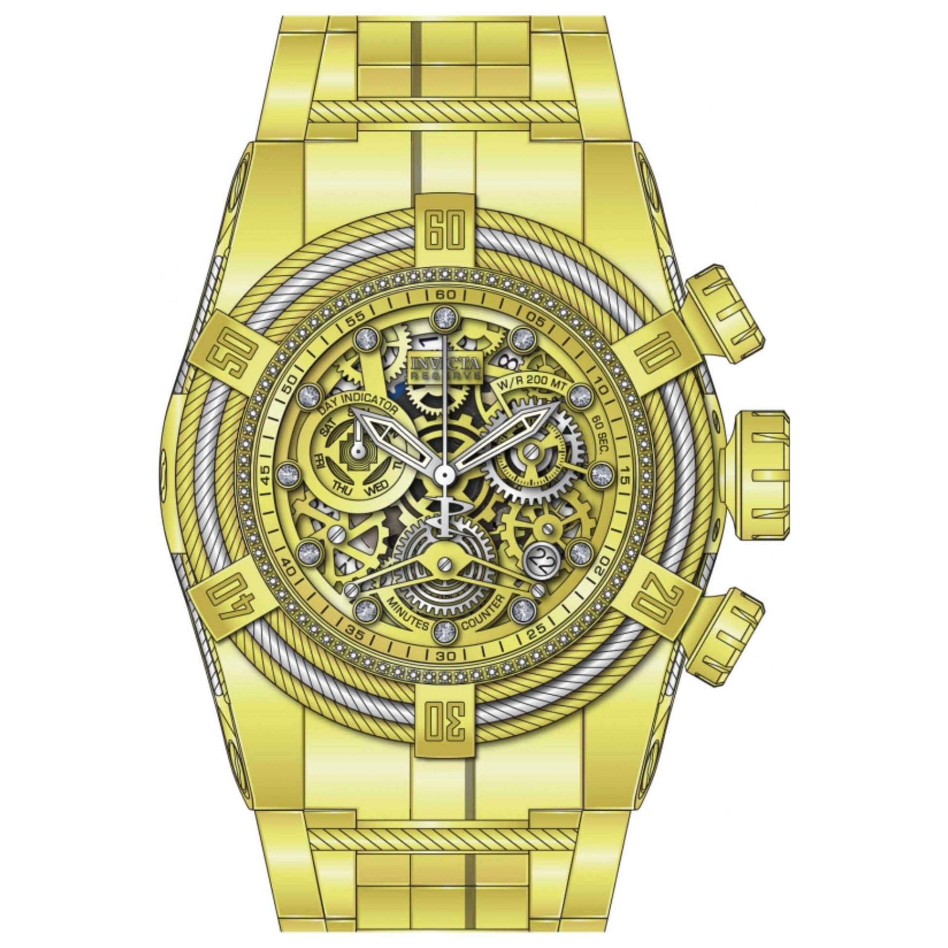 Front view of Invicta Reserve Unisex Watch 30068