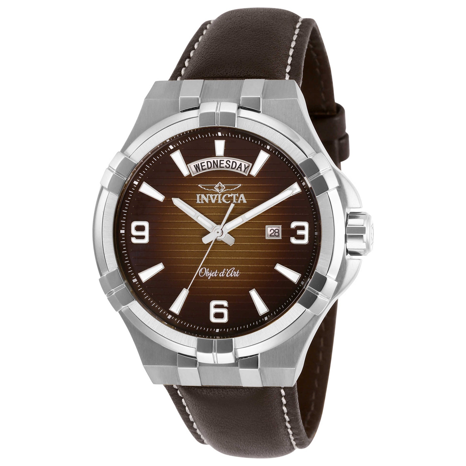 Front view of Invicta Objet D Art Men's Quartz Watch 30184