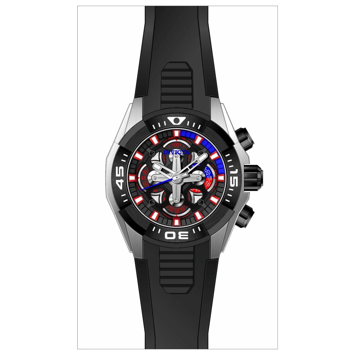 Front view of Invicta S1 Rally Men's Quartz Watch 30318