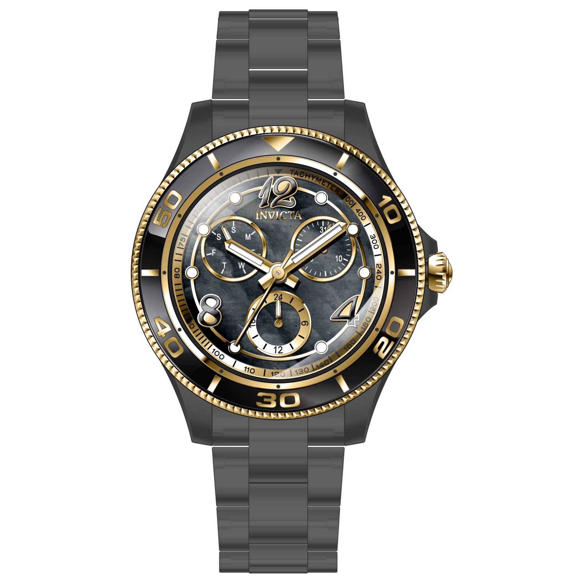 Front view of Invicta Anatomic Unisex Watch 30375