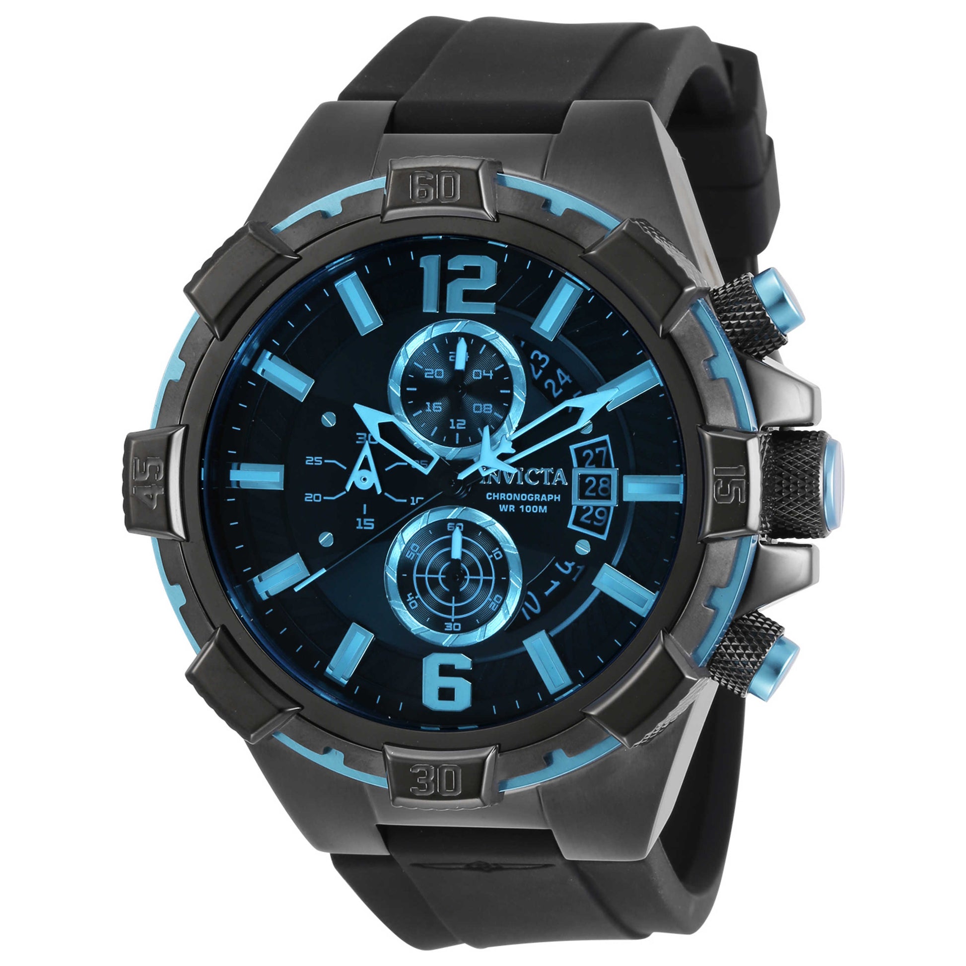 Front view of Invicta Aviator Men's Quartz Watch 30407