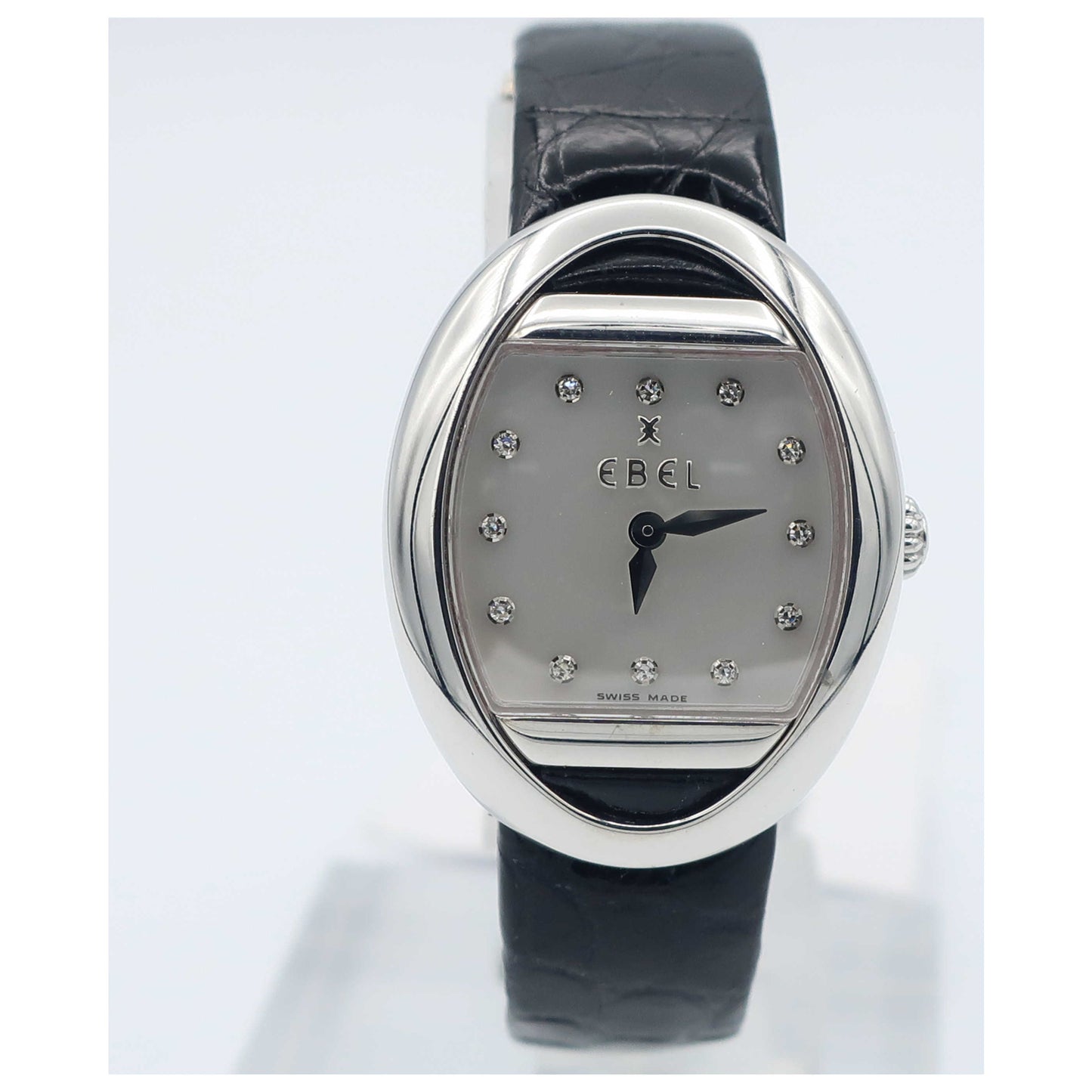 Front view of Ebel Satya Women's Swiss Quartz (Battery-Powered) Watch 3057B11-9935206-SD