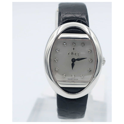 Front view of Ebel Satya Women's Swiss Quartz (Battery-Powered) Watch 3057B11-9935206-SD