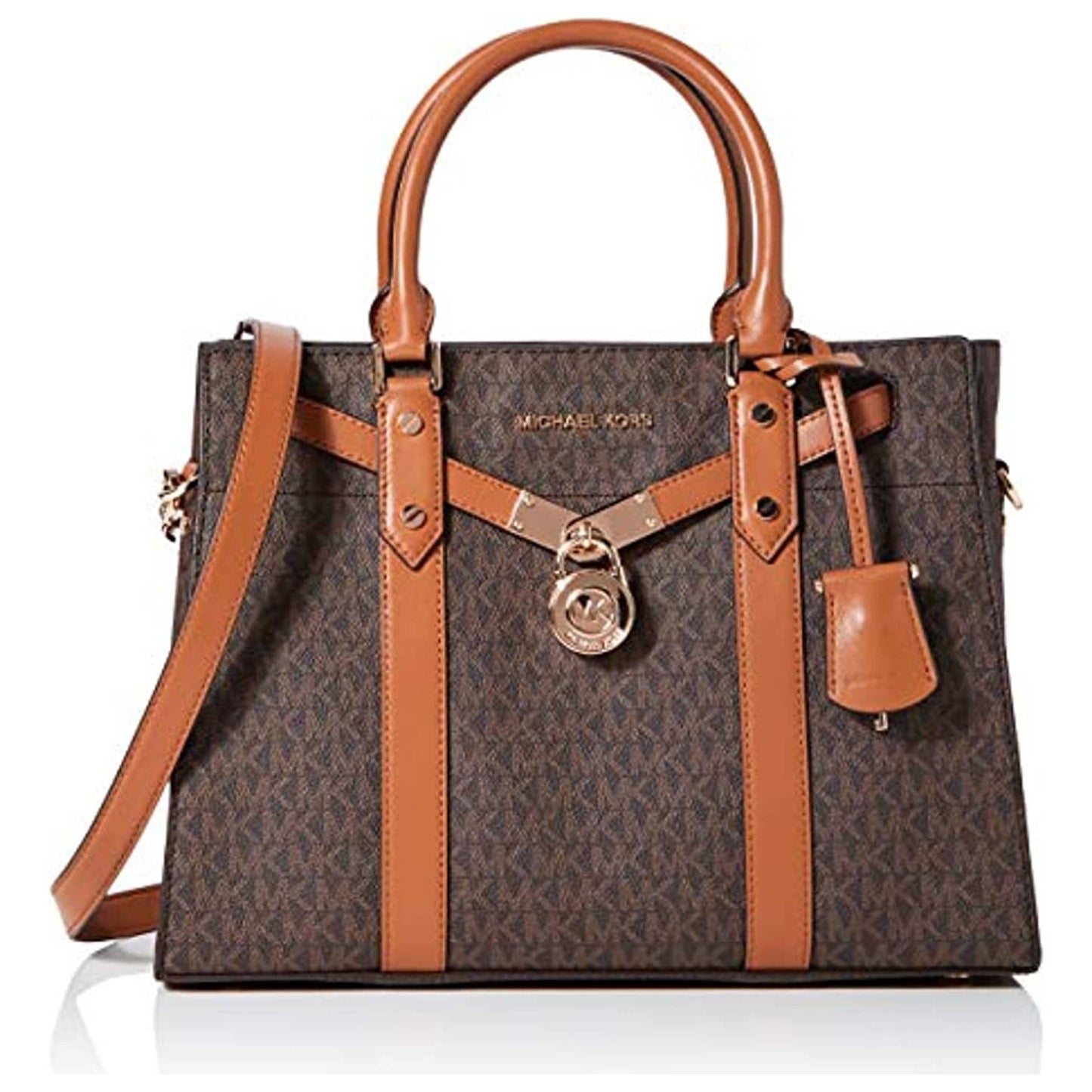 Front view of Michael Kors Nouveau Hamilton Women's Handbags 30F9G0HS3B-252