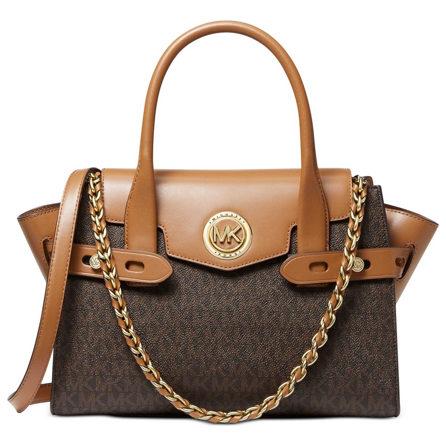 Front view of Michael Kors Carmen Women's Handbags 30S0GNMS1B-252