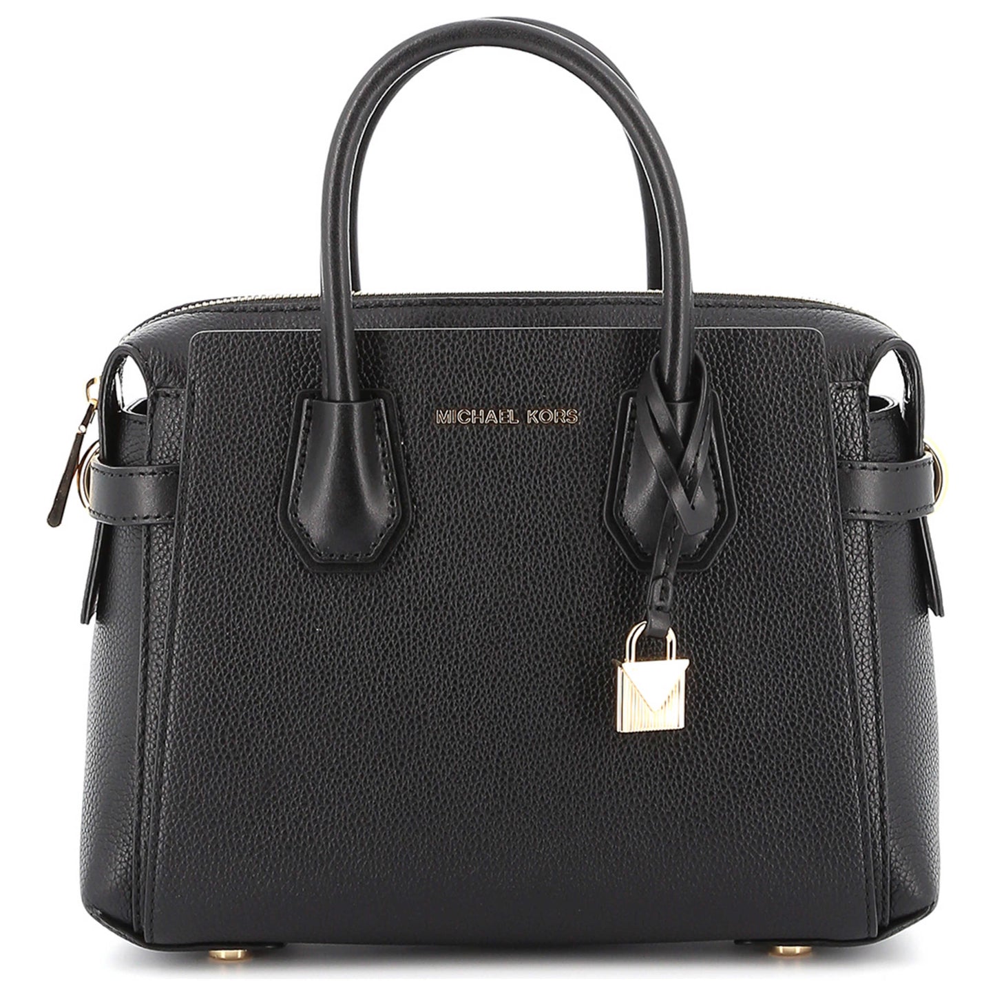 Front view of Michael Kors Mercer Pebbled Women's Handbags 30S9GM9S1L001