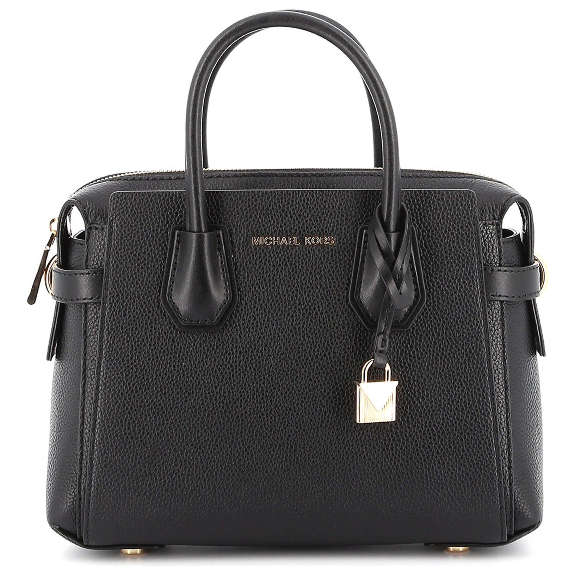 Front view of Michael Kors Mercer Pebbled Women's Handbags 30S9GM9S1L001