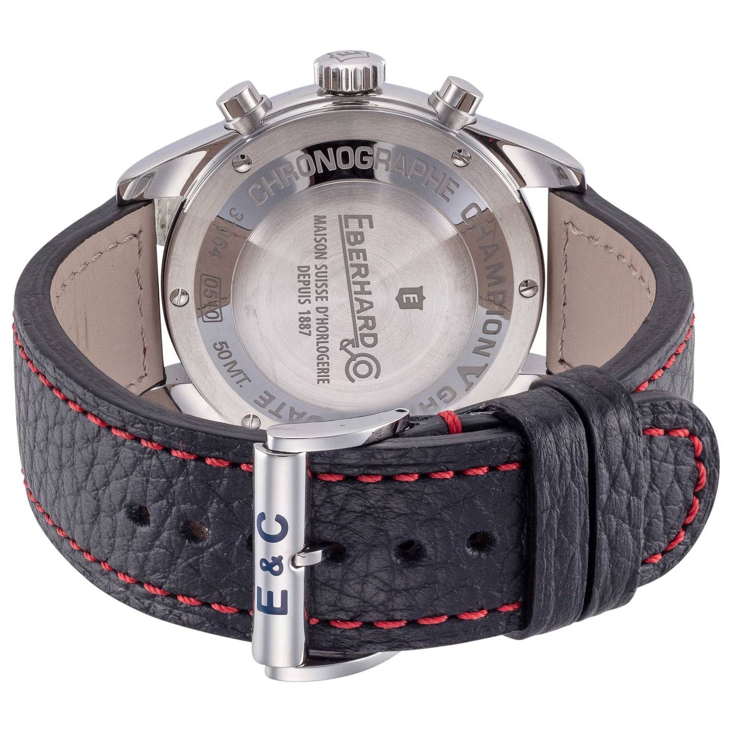 Back view of Eberhard & Co Champion V Grande Date Men's Automatic Watch 31064.3-R
