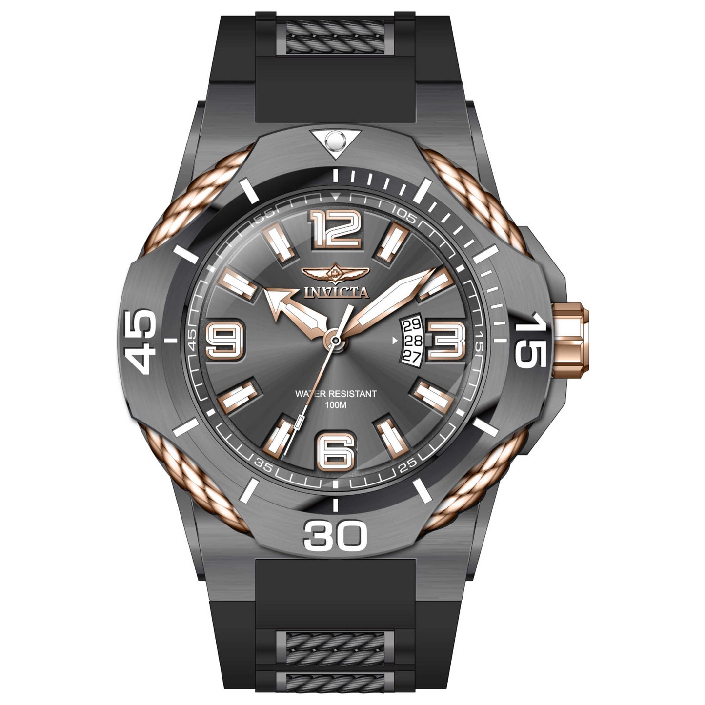 Front view of Invicta Bolt Men's Quartz Watch 31172
