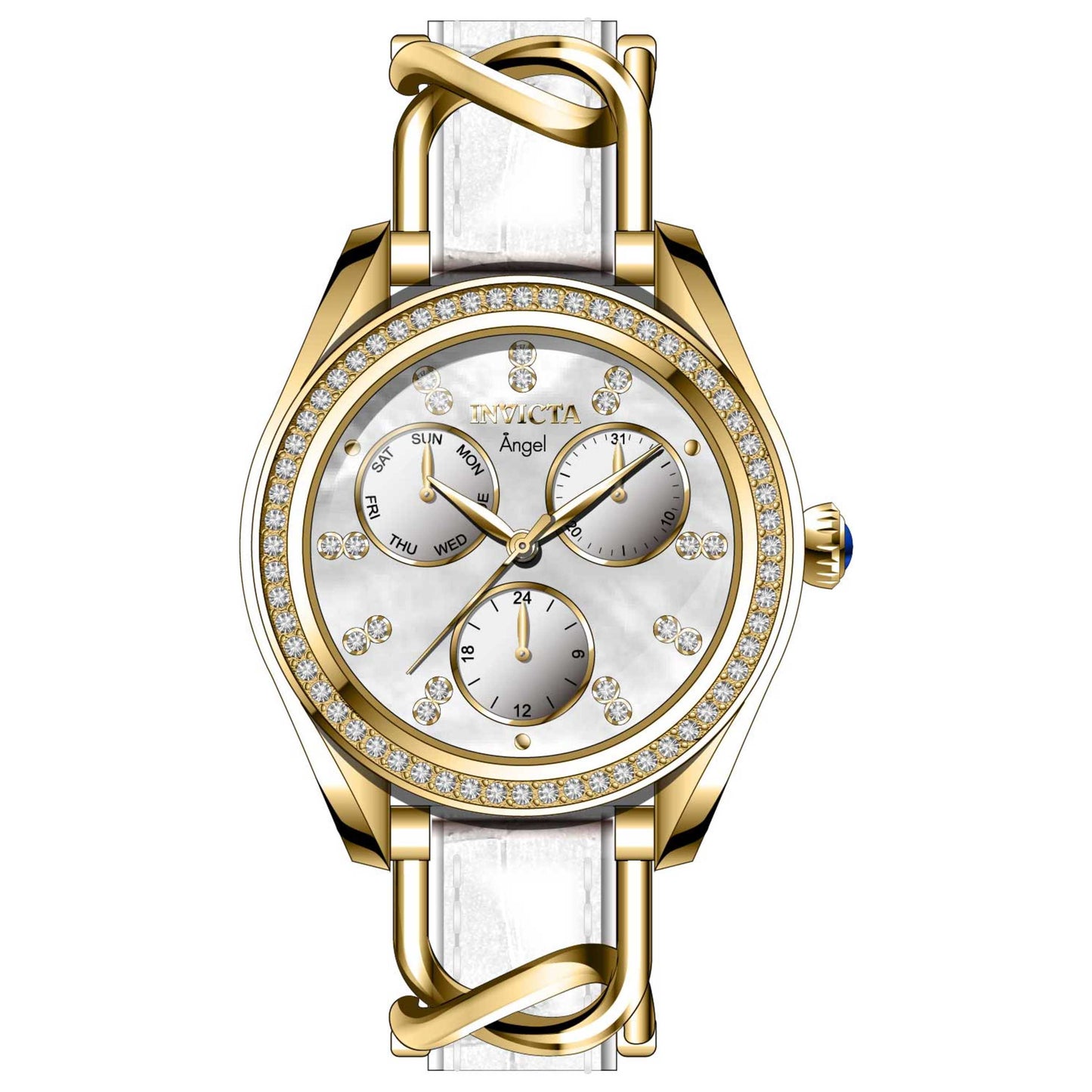 Front view of Invicta Angel Women's Quartz Watch 31204