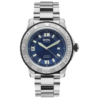 Front view of Gevril Seacloud Men's Automatic Watch 3120B