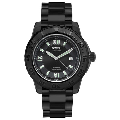 Front view of Gevril Seacloud Men's Automatic Watch 3122B