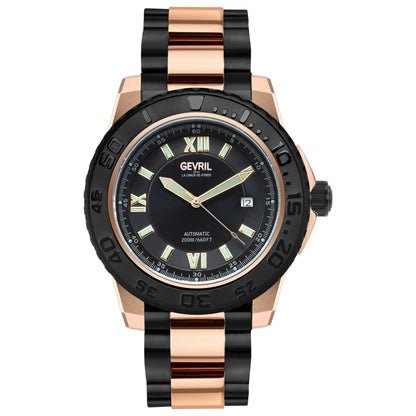 Front view of Gevril Seacloud Men's Automatic Watch 3123B