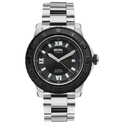 Front view of Gevril Seacloud Men's Automatic Watch 3124B