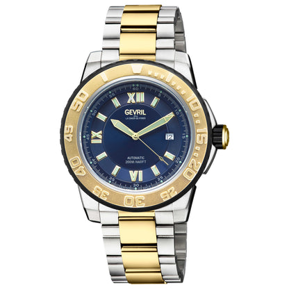 Front view of Gevril Seacloud Men's Automatic Watch 31259B