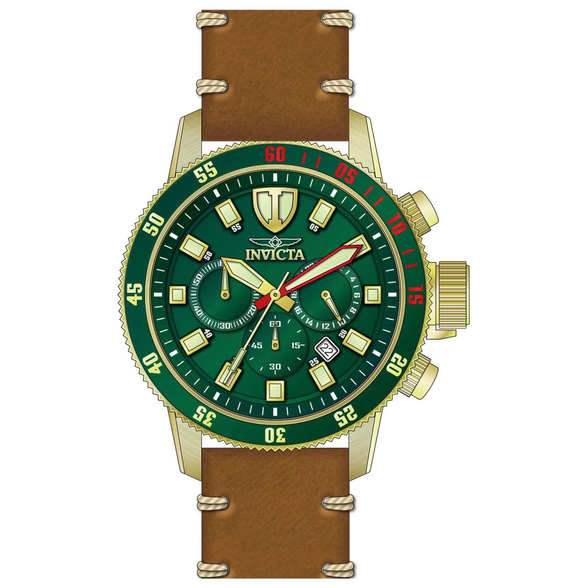 Front view of Invicta I-Force Men's Quartz Watch 31398