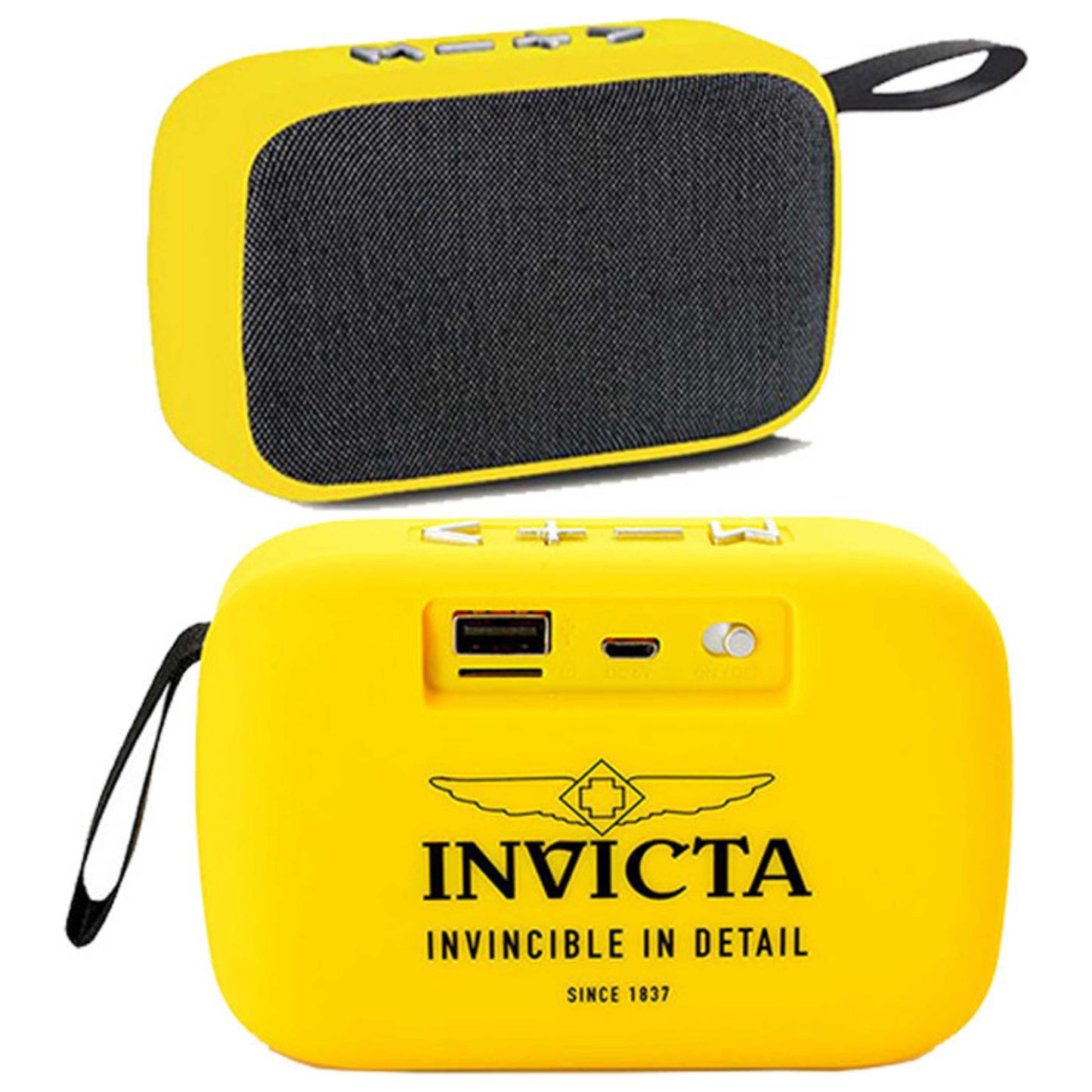 Front view of Invicta Portable Bluetooth Wireless Speaker 31494