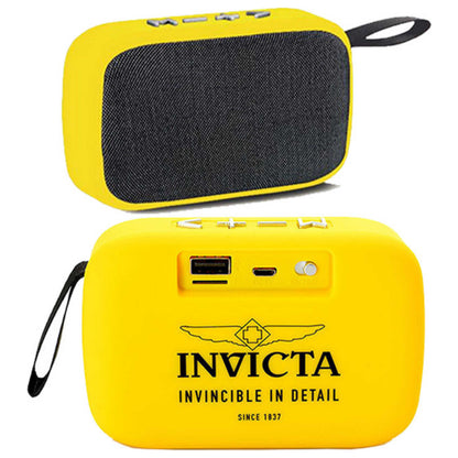 Front view of Invicta Portable Bluetooth Wireless Speaker 31494