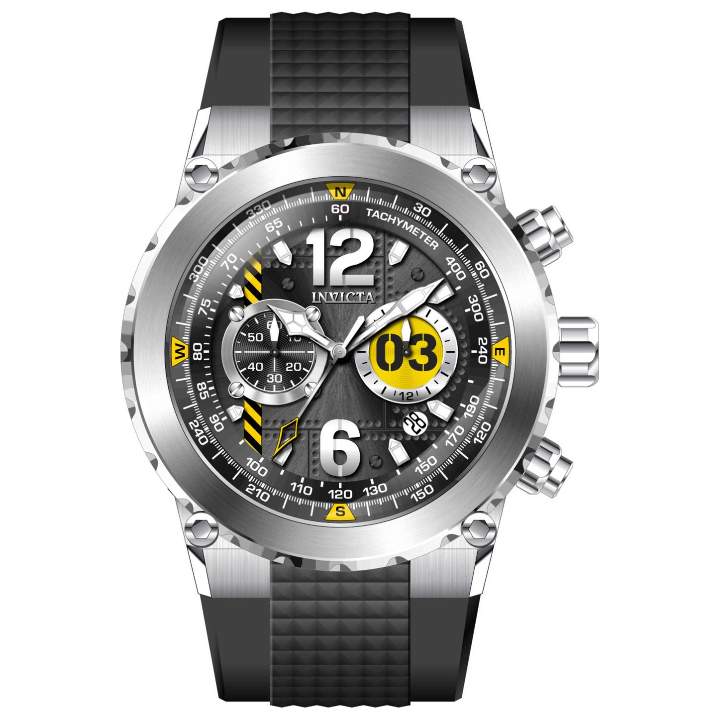 Front view of Invicta Aviator Unisex Watch 31579