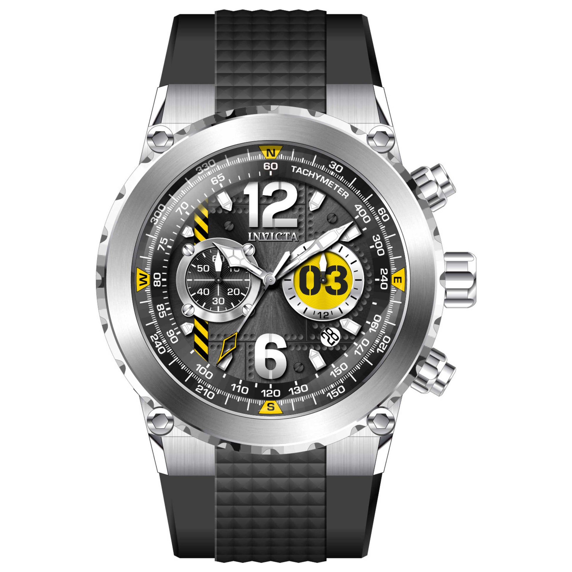 Front view of Invicta Aviator Unisex Watch 31579