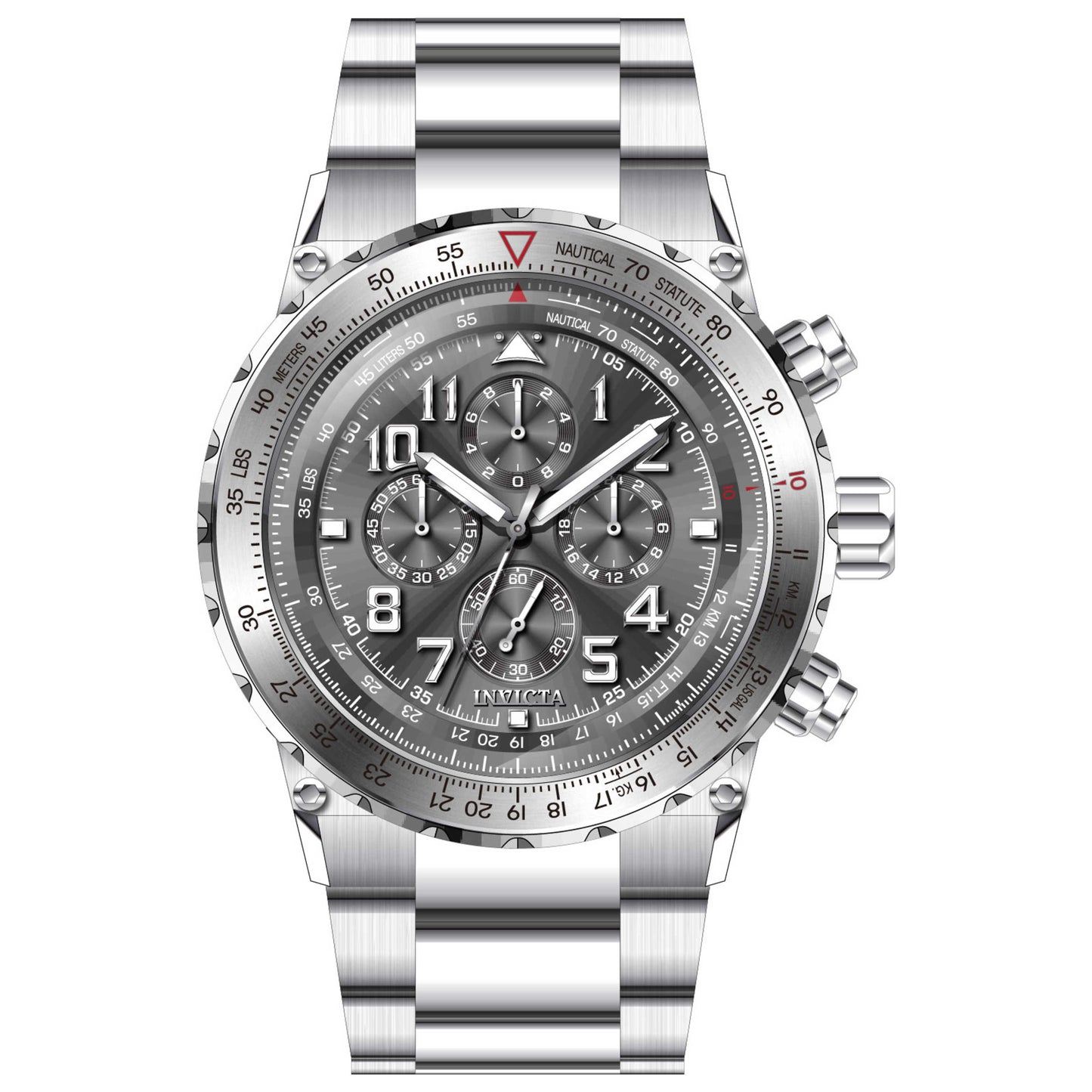 Front view of Invicta Aviator Men's Quartz Watch 31585