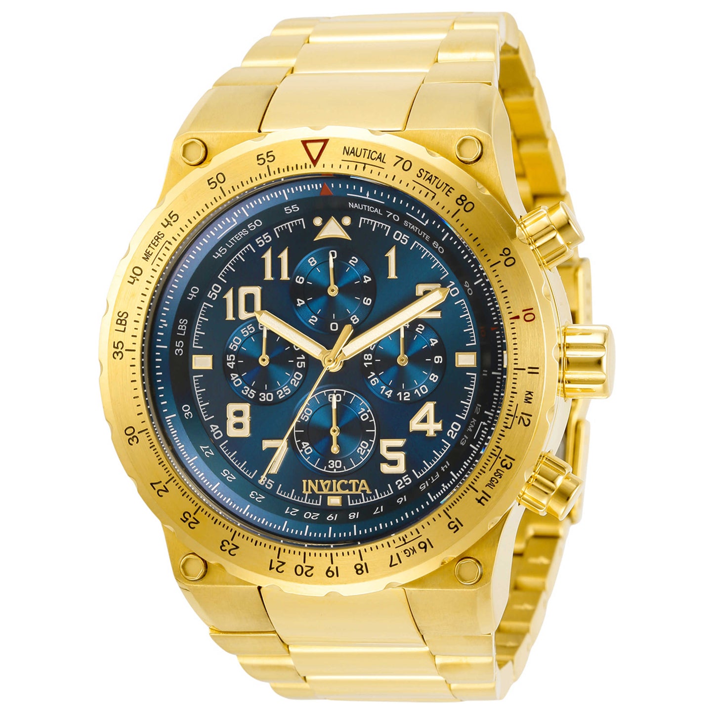 Front view of Invicta Aviator Men's Quartz Watch 31587