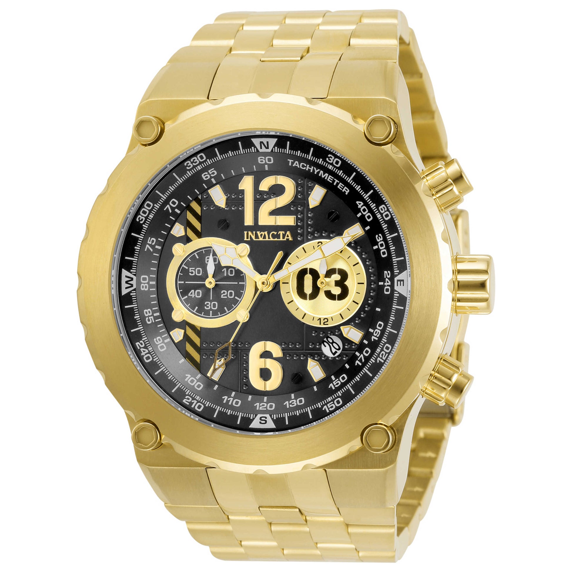 Front view of Invicta Aviator Men's Quartz Watch 31592