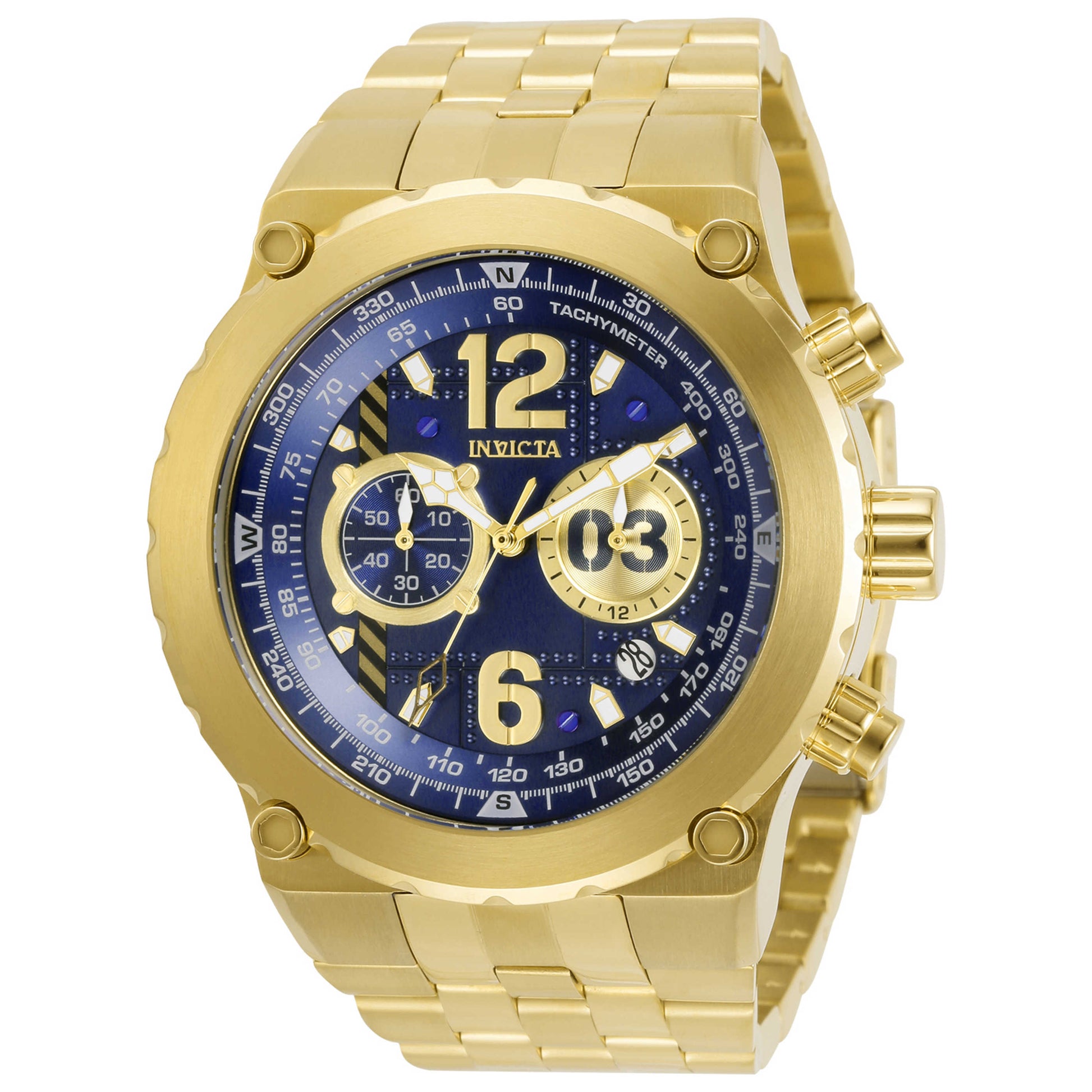 Front view of Invicta Aviator Men's Quartz Watch 31595