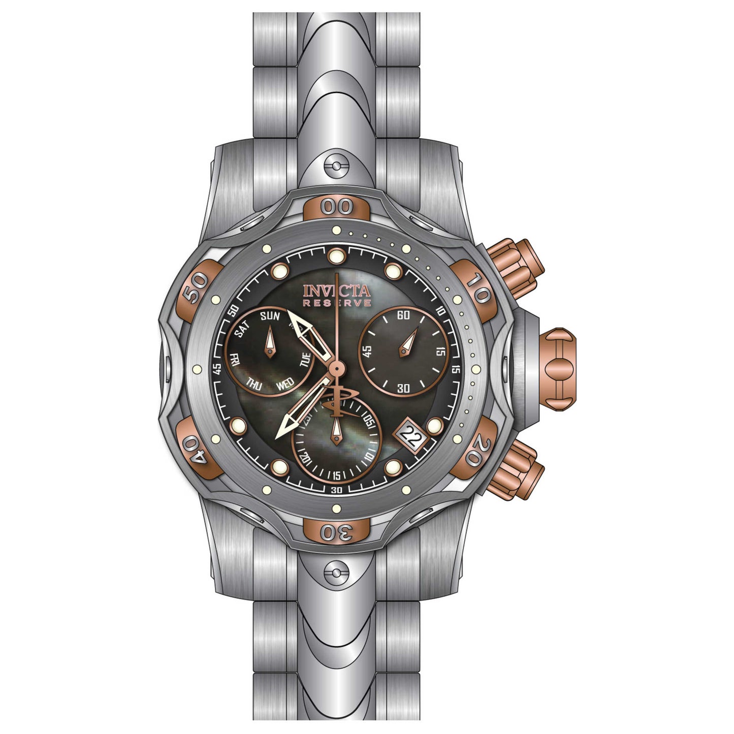 Front view of Invicta Reserve Women's Quartz Watch 31600