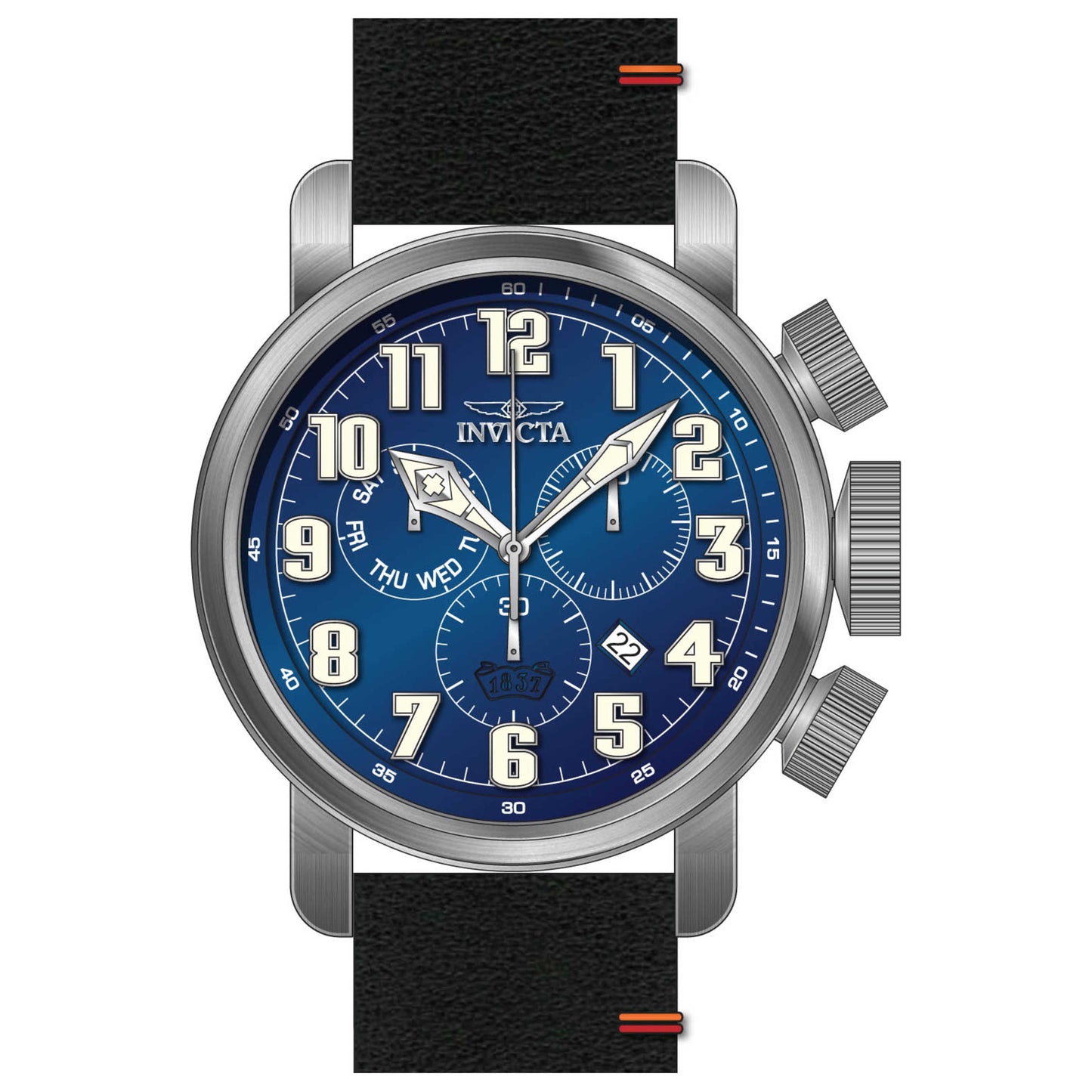 Front view of Invicta Aviator Men's Quartz Watch 31682