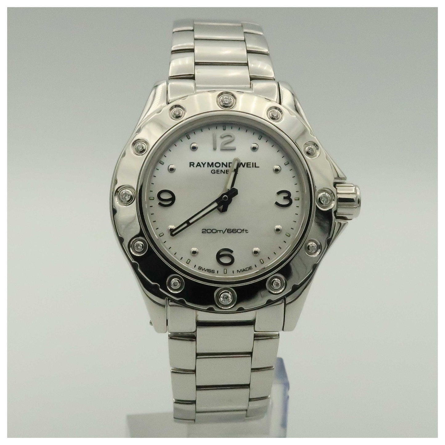 Front view of Raymond Weil RW Spirit Women's Swiss Quartz (Battery-Powered) Watch 3170-S12-05915-SD3